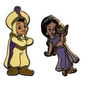 Disney Aladdin Jasmine Trading Pin Prince Ali Lapel Pin Princess Brooch Jewelry
